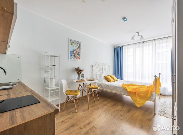

Квартира-студия, 22 м², 1 кровать