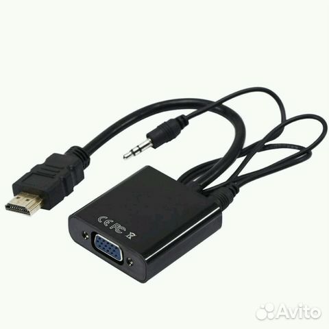 Качественный переходник VGA- hdmi с аудио выходом