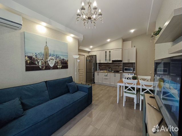 

1-к. квартира, 46 м², 2 кровати