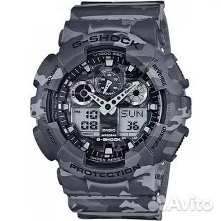 Новые Японские часы Casio G-shock GA-100CM-8A