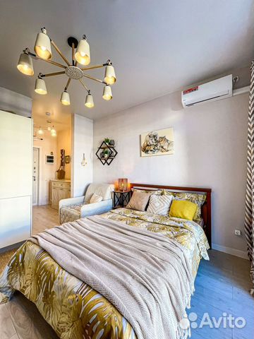 

Квартира-студия, 23 м², 2 кровати