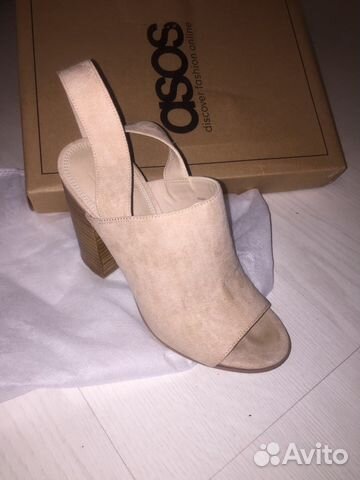 Босоножки туфли ботильоны лето бежевый 36