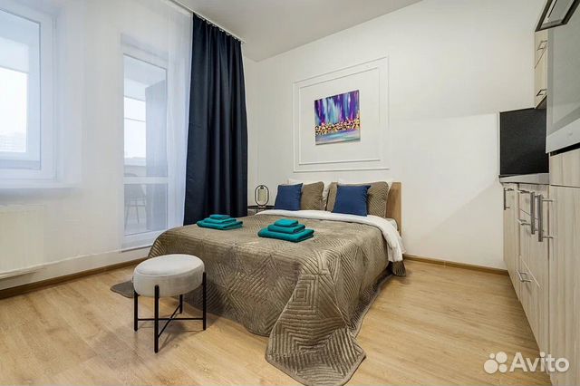 

Квартира-студия, 31 м², 2 кровати