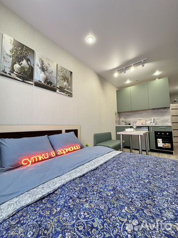 

Квартира-студия, 24 м², 1 кровать