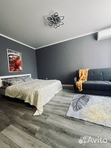 

1-к. квартира, 44 м², 3 кровати