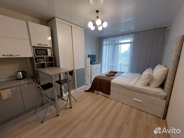

1-к. квартира, 30 м², 2 кровати