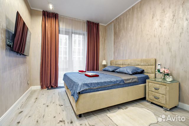 

1-к. квартира, 41 м², 2 кровати