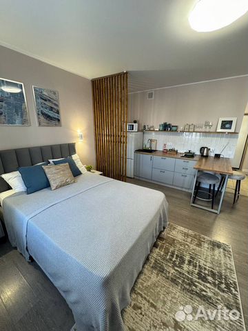 

Квартира-студия, 30 м², 2 кровати