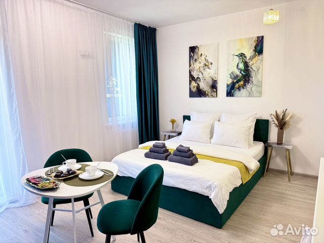 

Квартира-студия, 32 м², 1 кровать