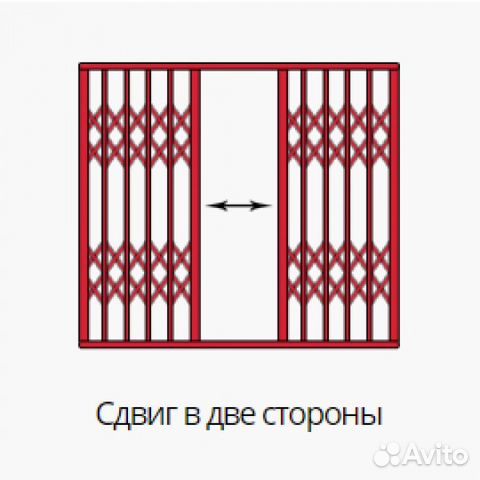 Решетка раздвижная