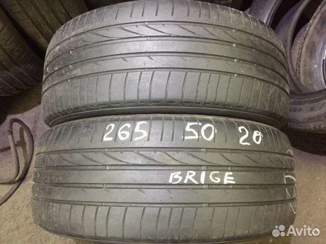 Летние шины R20 265/50 Bridgestone Dueler H/P Spor