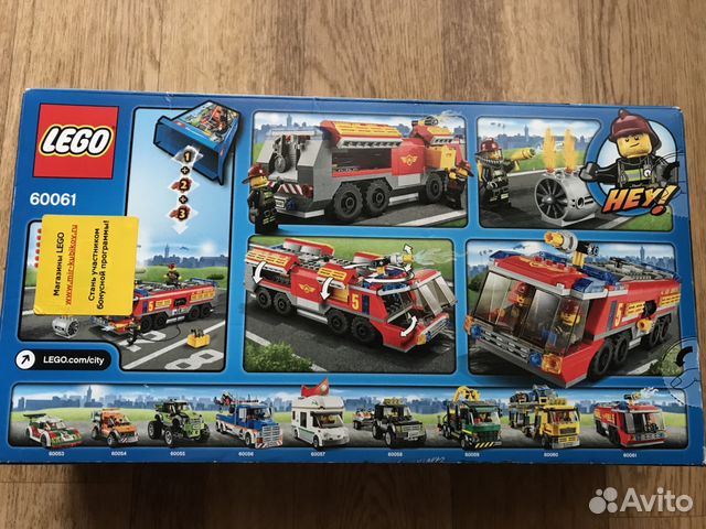 Конструктор Lego City 60061 (Новый) Пожарная машин Конструктор Lego City 60061 (Новый) Пожарная машин