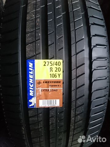 Новые Michelin Lattitude sport-3 GX 275/40 R20 Y Новые Michelin Lattitude sport-3 GX 275/40 R20 Y