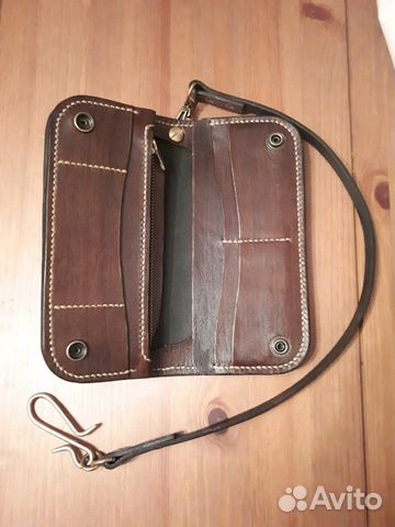 Кожаный кошелек ручной работы Кожаный кошелек ручной работы