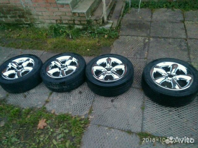 Продам диски яркий хром Work Goocars R17 4x100
