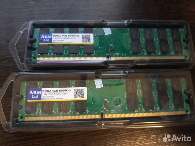 Оперативная память DDR2 4GB 2 планки 8GB для AMD