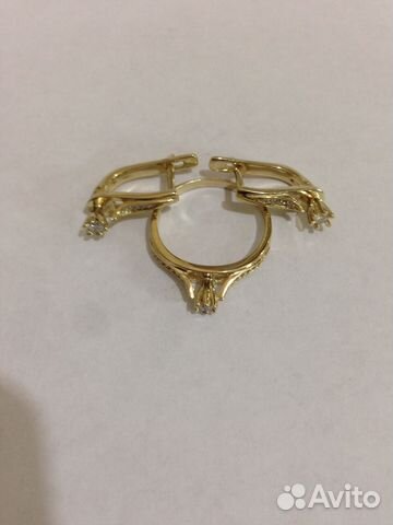 Золотой комплект с бриллиантами Золотой комплект с бриллиантами