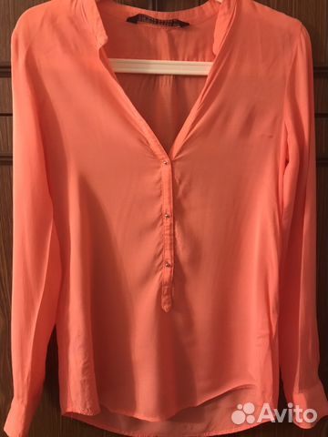Блузка zara кораловая Блузка zara кораловая