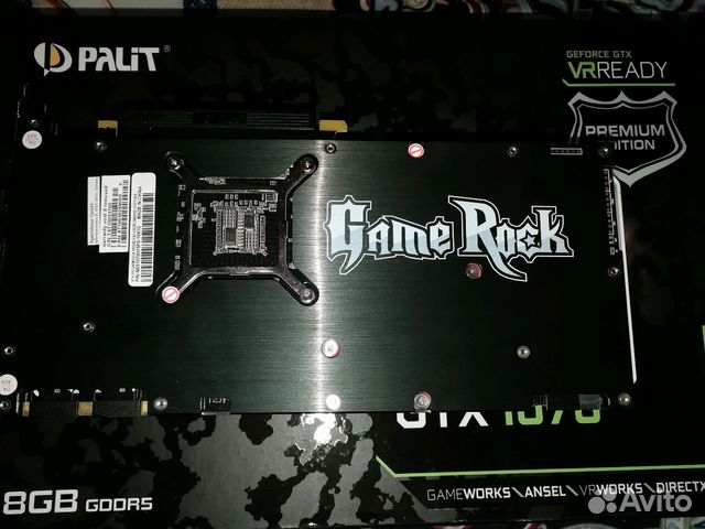 Видеокарта GeForce GTX1070 Gamerock Premium