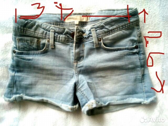 Шорты джинсовые
