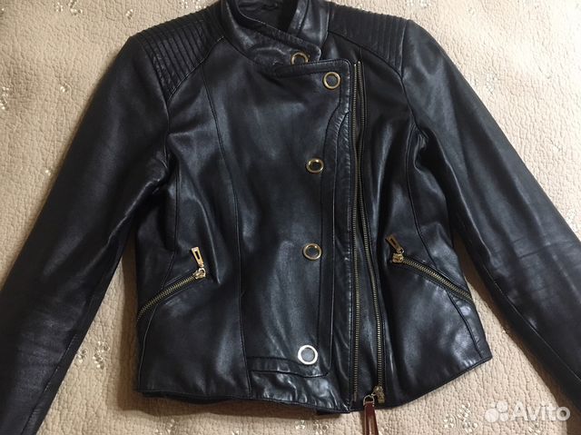 Куртка кожаная