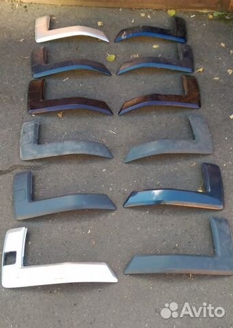 Молдинги переднего бампера Форд Фьюжен рестайл
