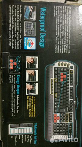 Клавиатура игровая A4tech X7