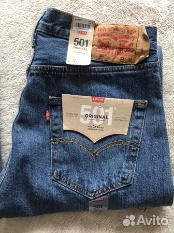 Джинсы Levi’s 501 из USA (р. 32/34)