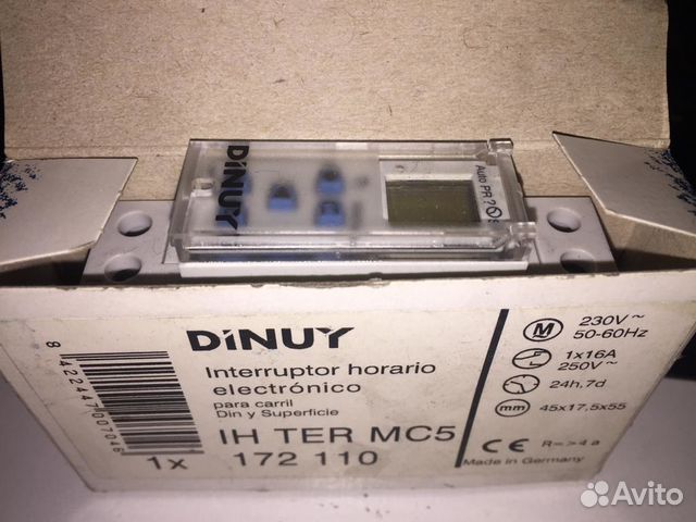 Dinuy IH TER MC5 Цифровой таймер Dinuy IH TER MC5 Цифровой таймер