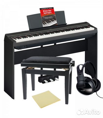 Yamaha P-125B цифровое пианино, банкетка, наушники