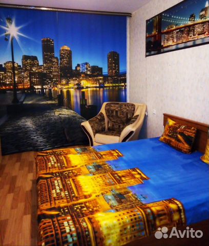 

1-к. квартира, 42 м², 2 кровати