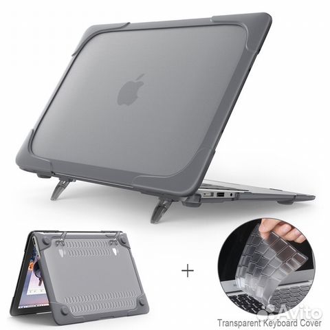 Чехол накладка MacBook 15 с ножками новый + наклад