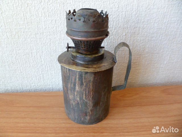 Лампа керосиновая. Латунь