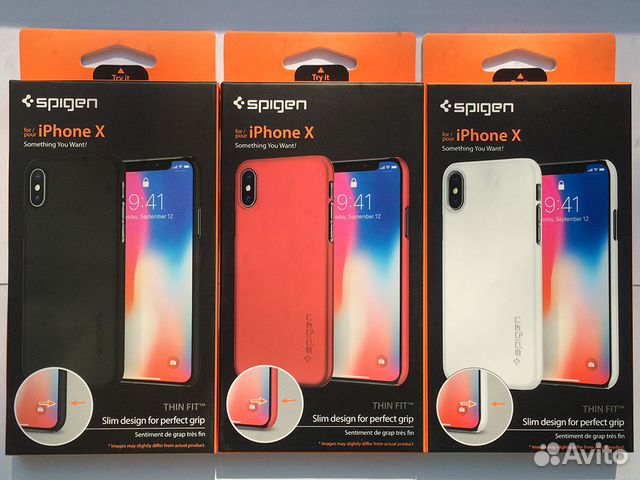 Чехлы Spigen SGP - Thin Fit для iPhone X Чехлы Spigen SGP - Thin Fit для iPhone X