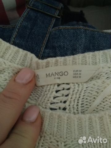 Кофта mango /дев.140 +подарки кофта,футболка mango