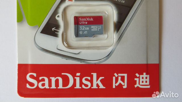 Новая Карта памяти 32GB SanDisk Ultra sdhc Micro