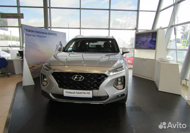 Hyundai Santa Fe 2.2 AT, 2019, 1 км