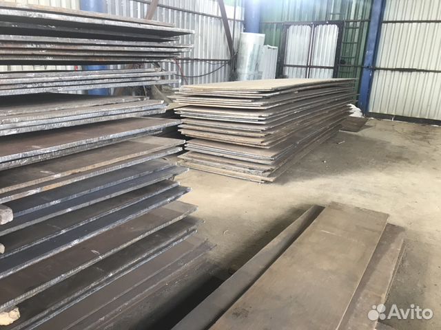 Лист стальной металлический толщина от 10 до 20 мм