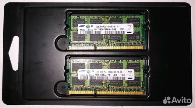 Память для ноутбука SAMSUNG DDR3 2 GB