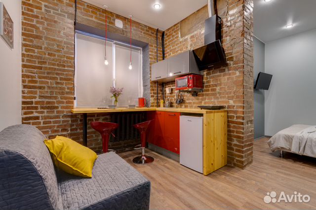 

Квартира-студия, 20 м², 2 кровати