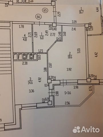 1-к квартира, 48.6 м², 12/16 эт.
