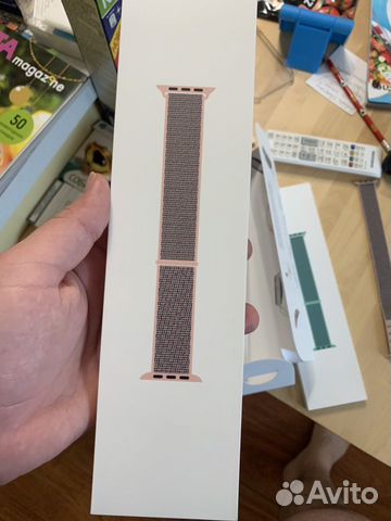 44mm pink sand sport loop