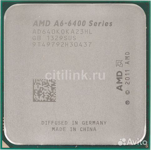 Процессор AMD A6 6400K