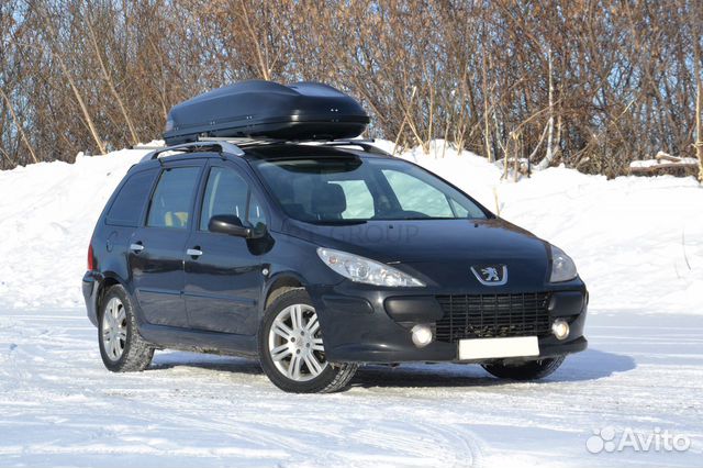 Автобокс на крышу Черный Turino Sport (480 л)