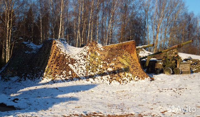 Маскировочная сеть мкт-2П - поле 3х6м новая