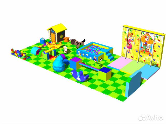 Мягкий игровой набор - Теремок 50 м2