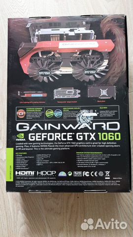 Видеокарта GTX1060 6GB, почти новая