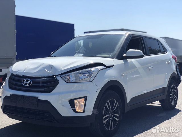 Hyundai Creta 1.6 AT, 2019, битый, 5 900 км