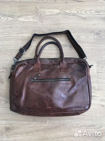 Сумка кожаная CowBoys Bag, коричневая Сумка кожаная CowBoys Bag, коричневая