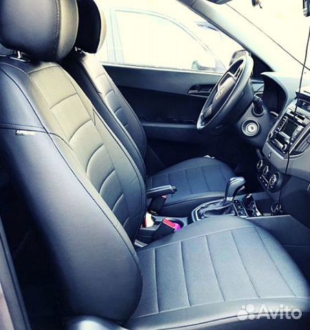 Авточехлы из экокожи для Хендай Крета